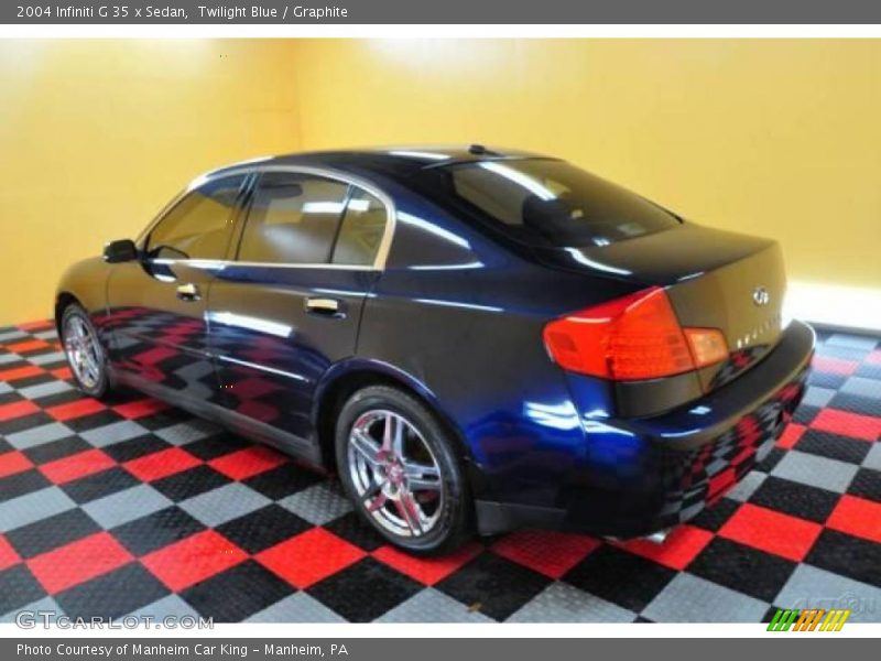 Twilight Blue / Graphite 2004 Infiniti G 35 x Sedan