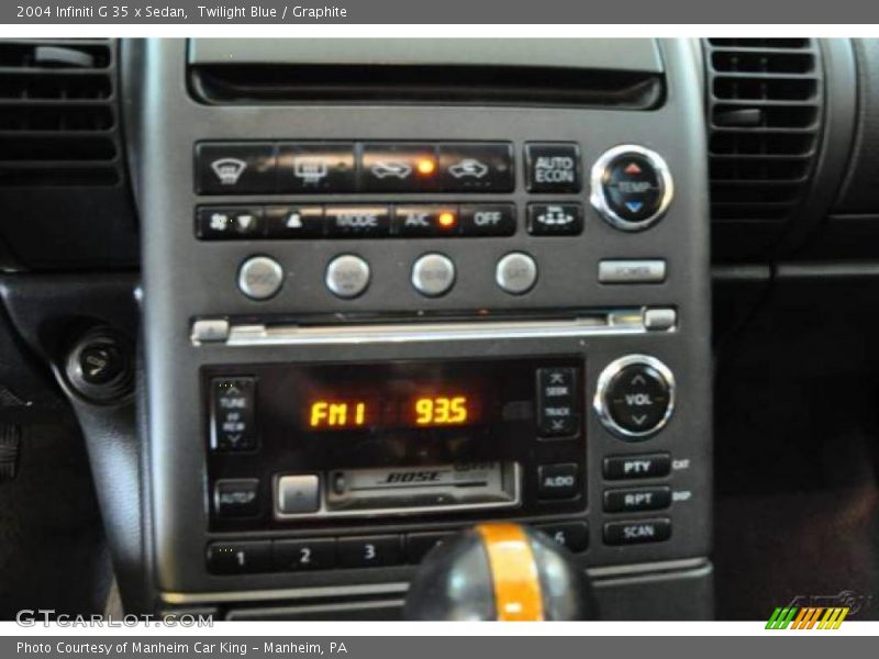 Twilight Blue / Graphite 2004 Infiniti G 35 x Sedan