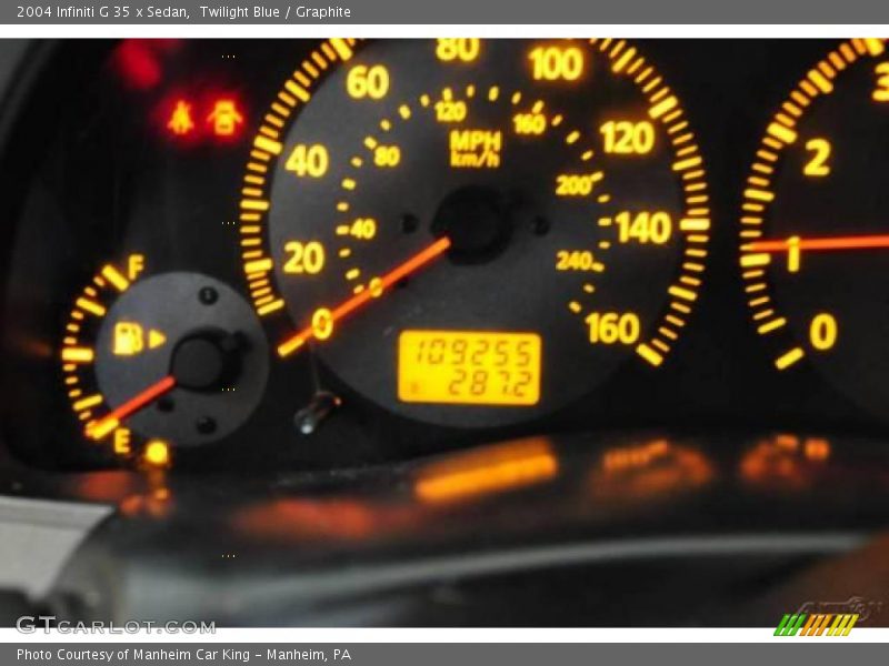 Twilight Blue / Graphite 2004 Infiniti G 35 x Sedan
