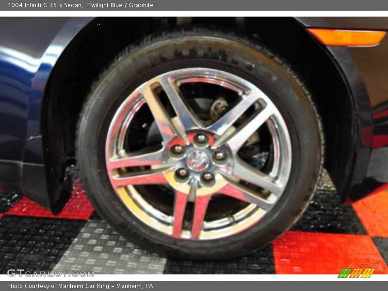 Twilight Blue / Graphite 2004 Infiniti G 35 x Sedan