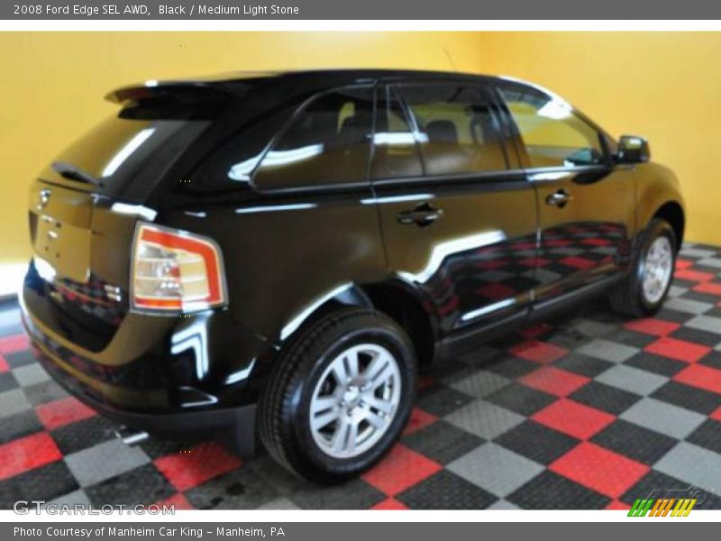 Black / Medium Light Stone 2008 Ford Edge SEL AWD