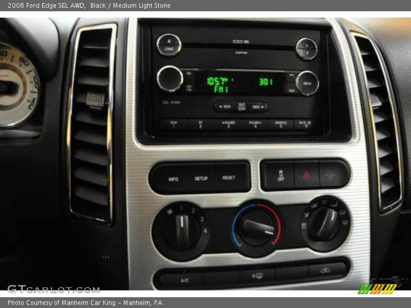 Black / Medium Light Stone 2008 Ford Edge SEL AWD