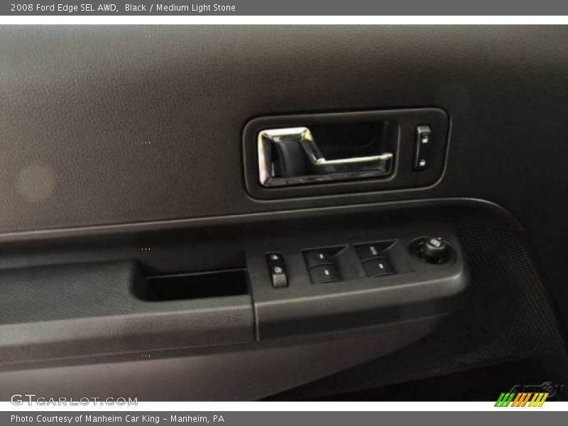 Black / Medium Light Stone 2008 Ford Edge SEL AWD