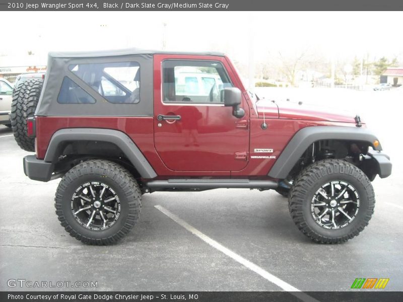 Black / Dark Slate Gray/Medium Slate Gray 2010 Jeep Wrangler Sport 4x4