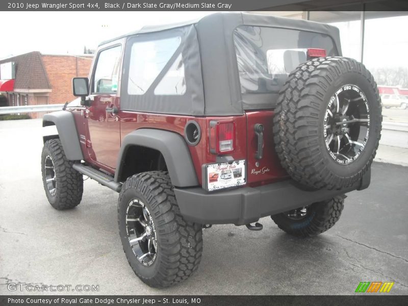 Black / Dark Slate Gray/Medium Slate Gray 2010 Jeep Wrangler Sport 4x4