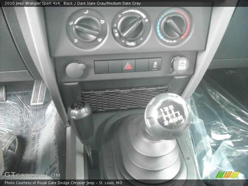 Black / Dark Slate Gray/Medium Slate Gray 2010 Jeep Wrangler Sport 4x4