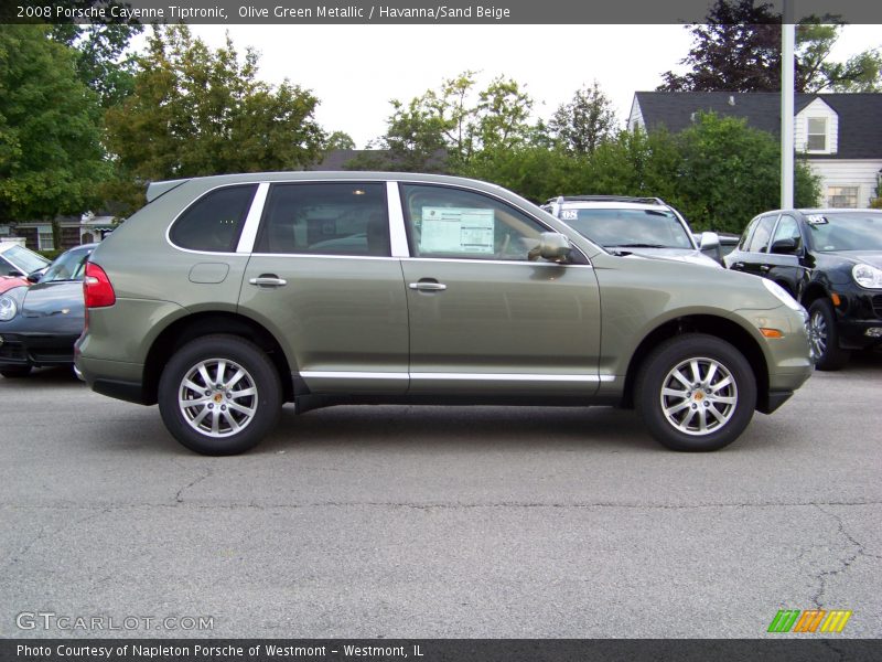 Olive Green Metallic / Havanna/Sand Beige 2008 Porsche Cayenne Tiptronic