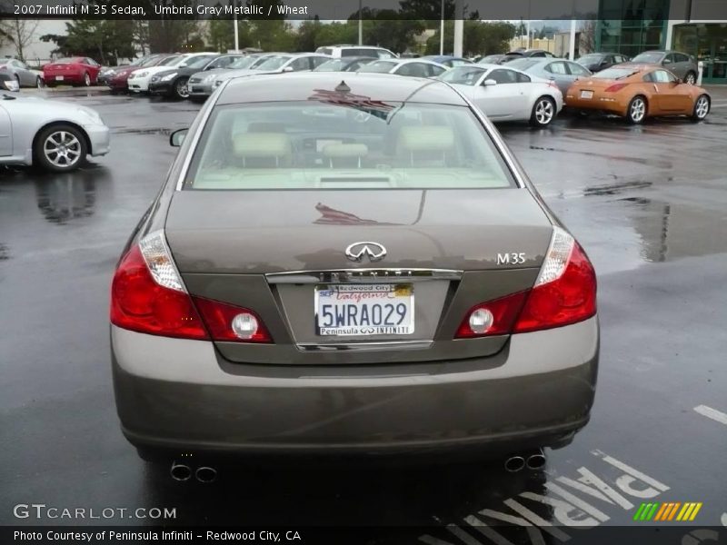 Umbria Gray Metallic / Wheat 2007 Infiniti M 35 Sedan