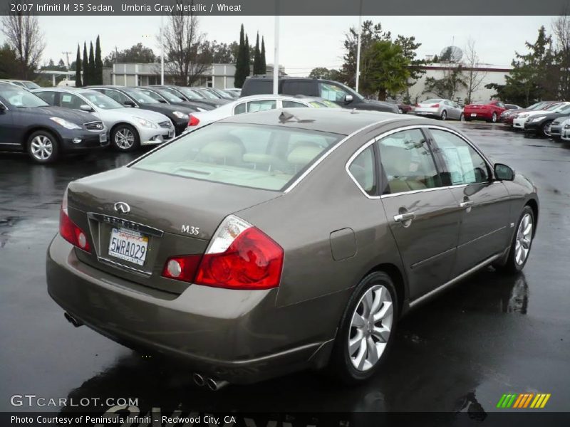 Umbria Gray Metallic / Wheat 2007 Infiniti M 35 Sedan
