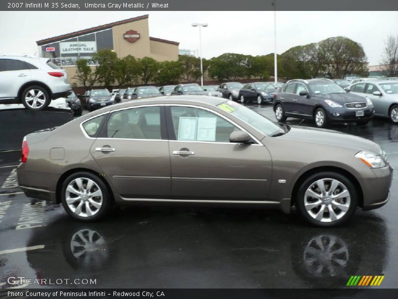 Umbria Gray Metallic / Wheat 2007 Infiniti M 35 Sedan
