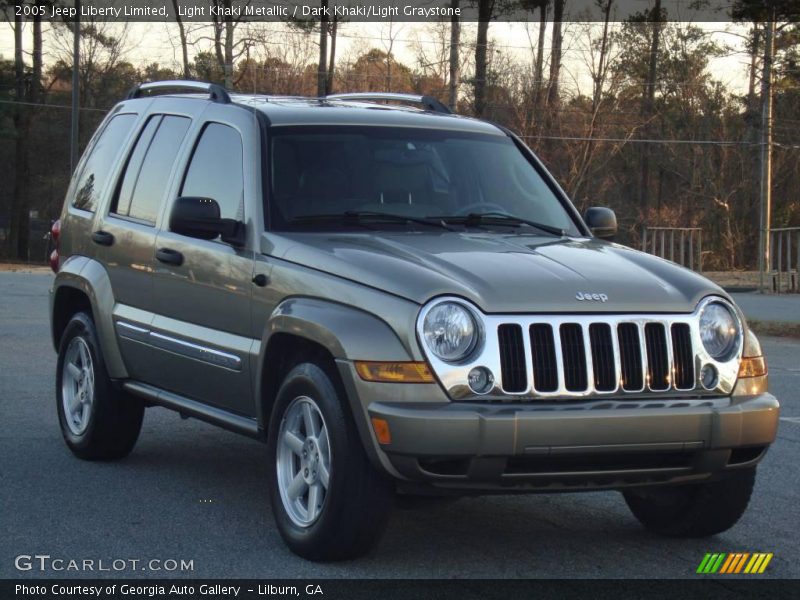 Light Khaki Metallic / Dark Khaki/Light Graystone 2005 Jeep Liberty Limited