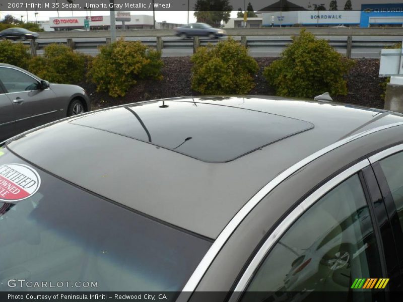 Umbria Gray Metallic / Wheat 2007 Infiniti M 35 Sedan