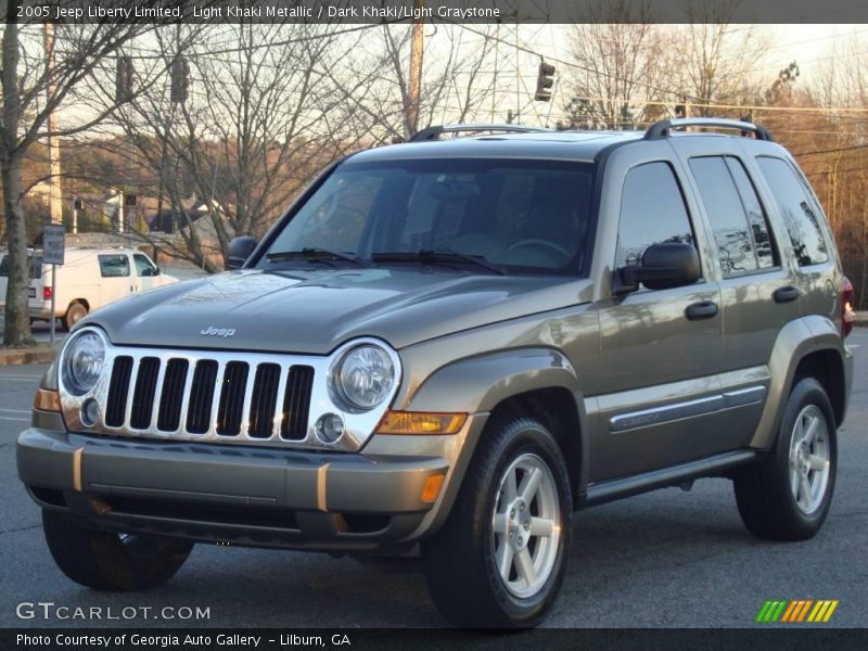 Light Khaki Metallic / Dark Khaki/Light Graystone 2005 Jeep Liberty Limited