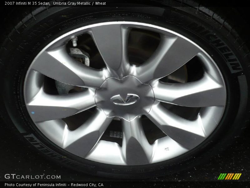 Umbria Gray Metallic / Wheat 2007 Infiniti M 35 Sedan