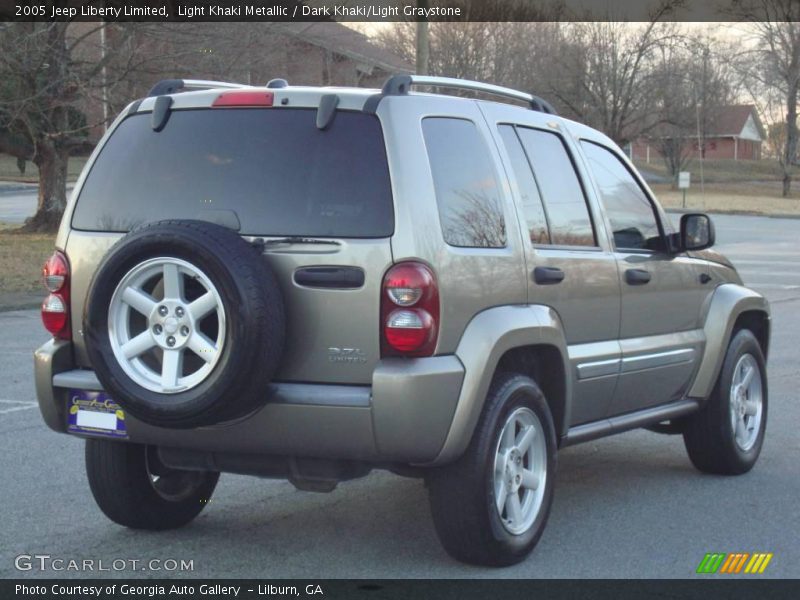 Light Khaki Metallic / Dark Khaki/Light Graystone 2005 Jeep Liberty Limited