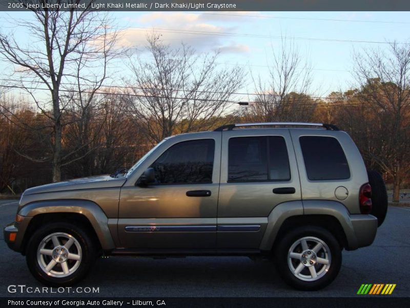Light Khaki Metallic / Dark Khaki/Light Graystone 2005 Jeep Liberty Limited