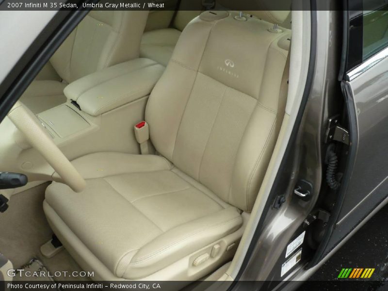 Umbria Gray Metallic / Wheat 2007 Infiniti M 35 Sedan