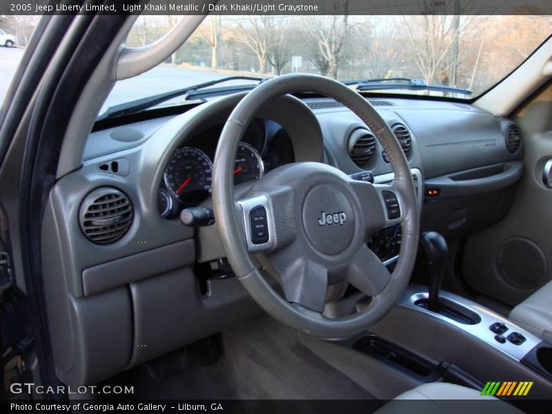 Light Khaki Metallic / Dark Khaki/Light Graystone 2005 Jeep Liberty Limited