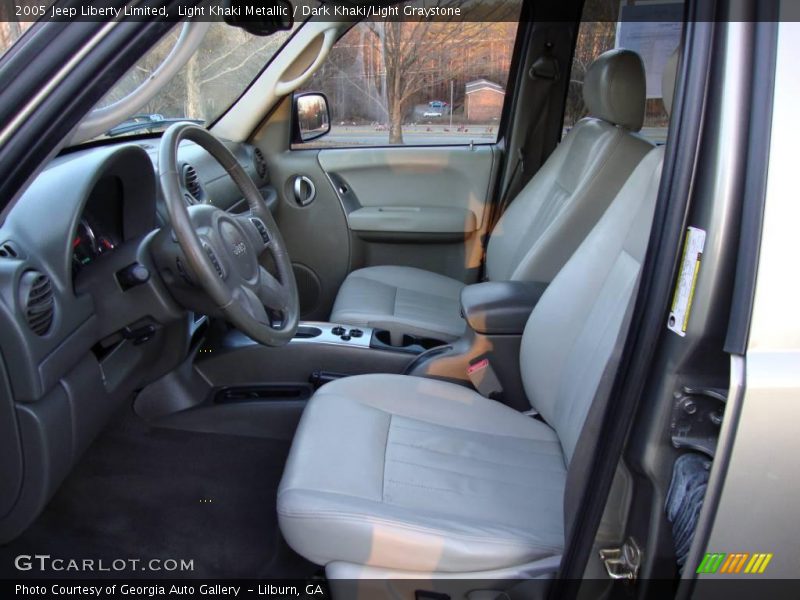 Light Khaki Metallic / Dark Khaki/Light Graystone 2005 Jeep Liberty Limited