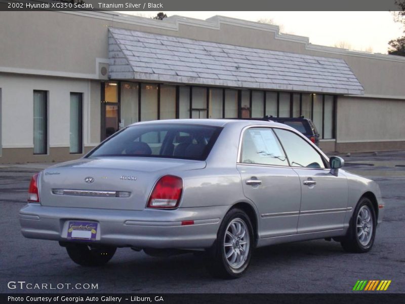 Titanium Silver / Black 2002 Hyundai XG350 Sedan
