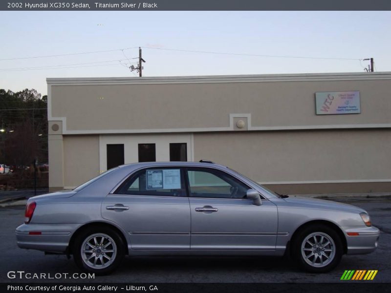 Titanium Silver / Black 2002 Hyundai XG350 Sedan