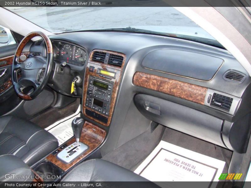 Titanium Silver / Black 2002 Hyundai XG350 Sedan
