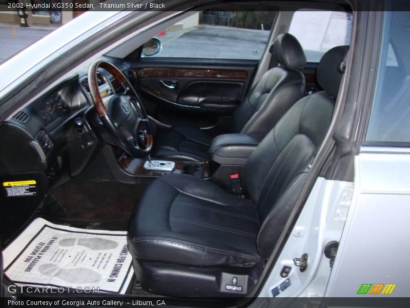 Titanium Silver / Black 2002 Hyundai XG350 Sedan