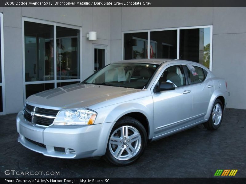 Bright Silver Metallic / Dark Slate Gray/Light Slate Gray 2008 Dodge Avenger SXT