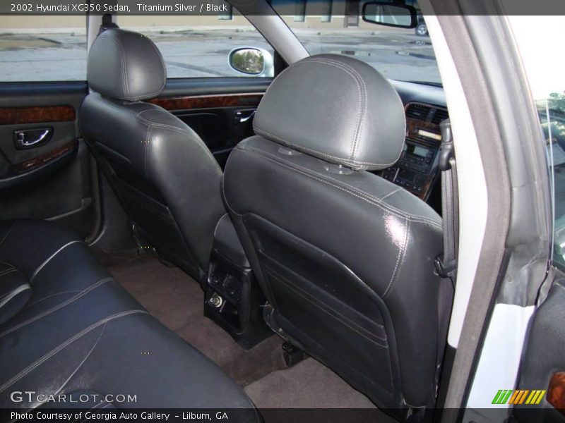 Titanium Silver / Black 2002 Hyundai XG350 Sedan