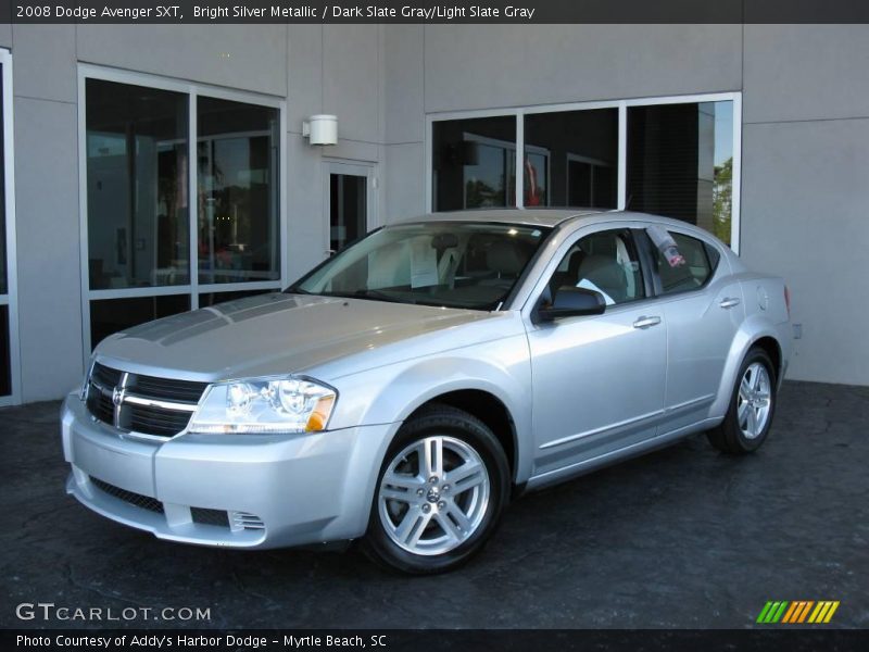 Bright Silver Metallic / Dark Slate Gray/Light Slate Gray 2008 Dodge Avenger SXT
