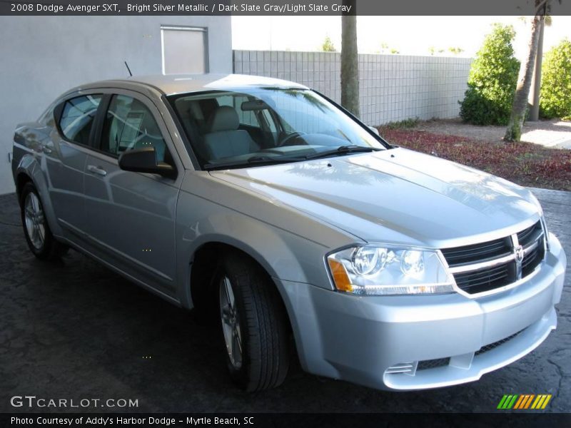 Bright Silver Metallic / Dark Slate Gray/Light Slate Gray 2008 Dodge Avenger SXT