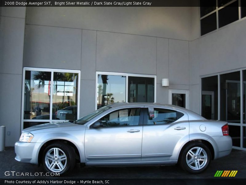 Bright Silver Metallic / Dark Slate Gray/Light Slate Gray 2008 Dodge Avenger SXT
