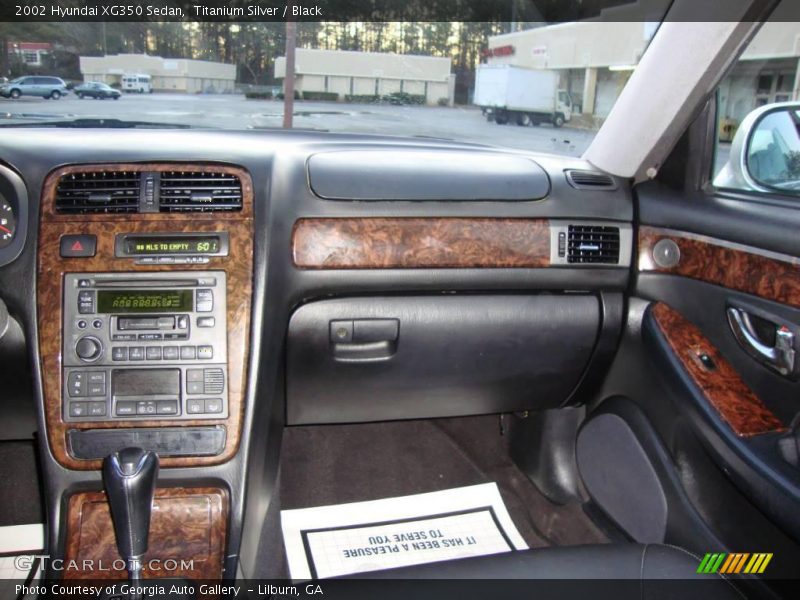 Titanium Silver / Black 2002 Hyundai XG350 Sedan