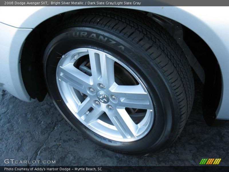 Bright Silver Metallic / Dark Slate Gray/Light Slate Gray 2008 Dodge Avenger SXT