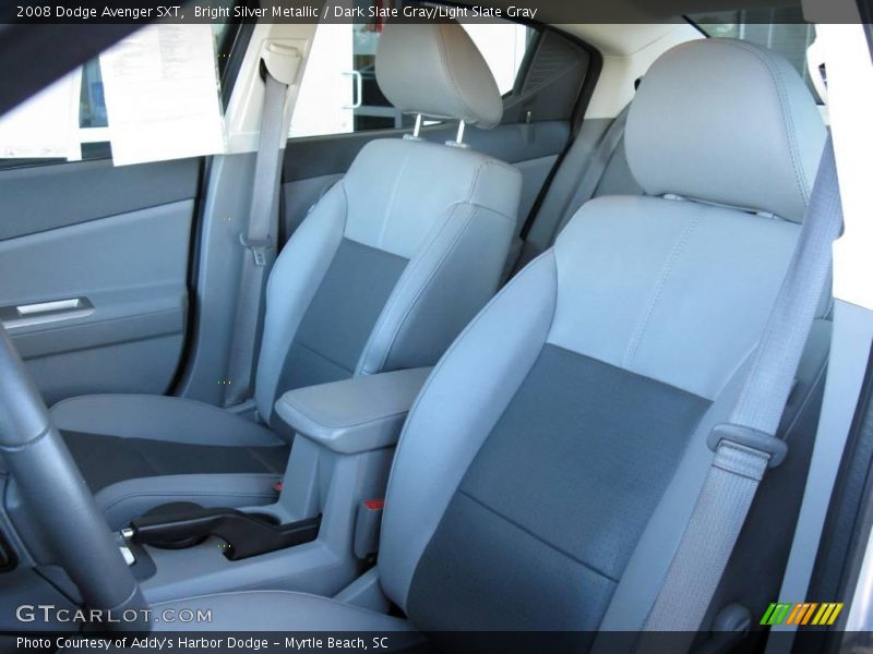 Bright Silver Metallic / Dark Slate Gray/Light Slate Gray 2008 Dodge Avenger SXT