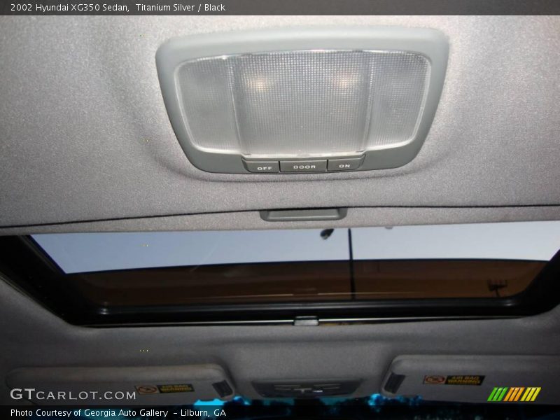 Titanium Silver / Black 2002 Hyundai XG350 Sedan