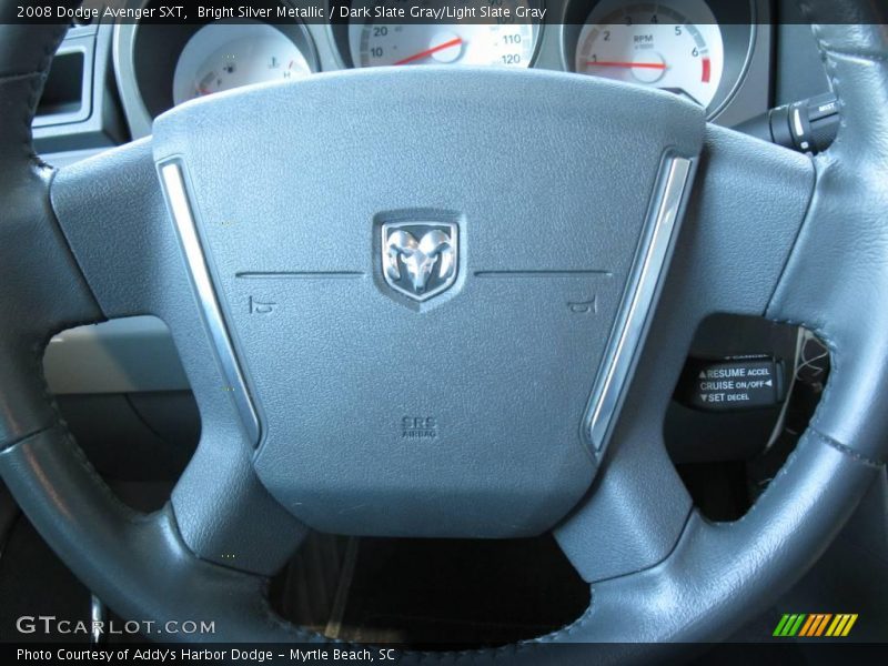Bright Silver Metallic / Dark Slate Gray/Light Slate Gray 2008 Dodge Avenger SXT