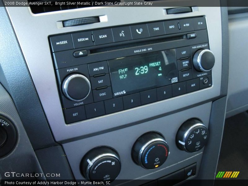 Bright Silver Metallic / Dark Slate Gray/Light Slate Gray 2008 Dodge Avenger SXT