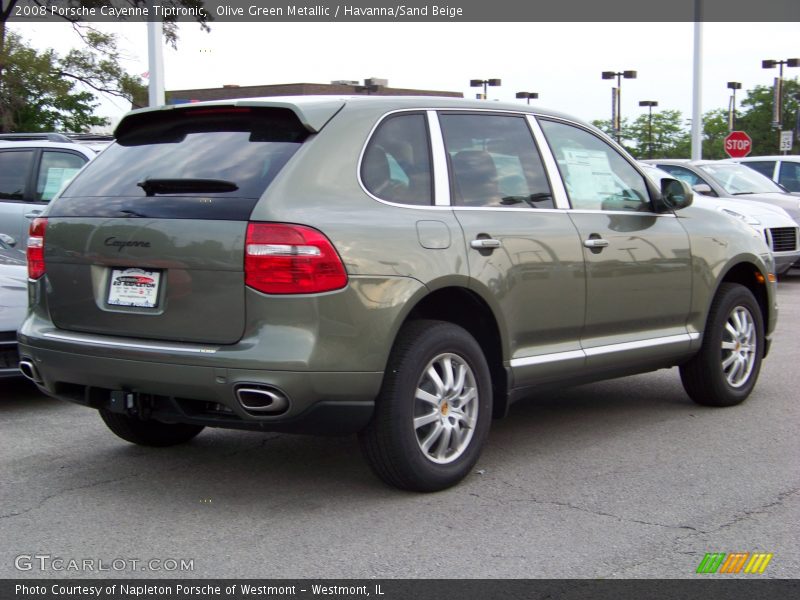 Olive Green Metallic / Havanna/Sand Beige 2008 Porsche Cayenne Tiptronic
