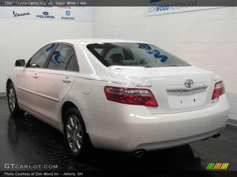 Super White / Ash 2007 Toyota Camry XLE V6
