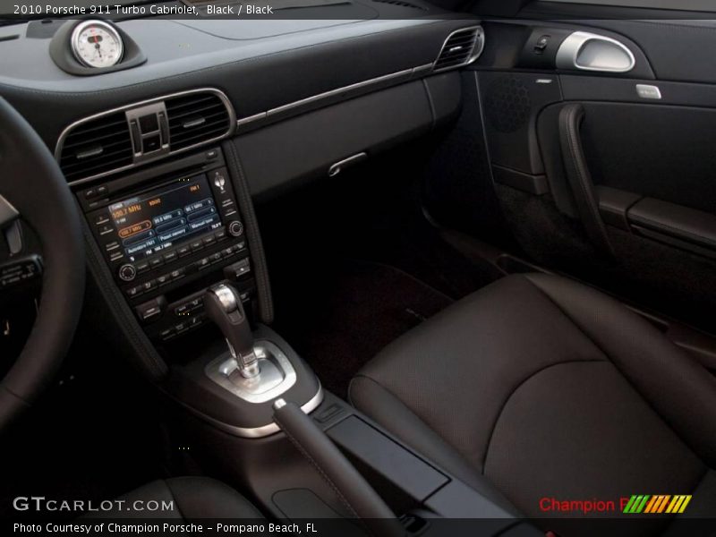 Black / Black 2010 Porsche 911 Turbo Cabriolet