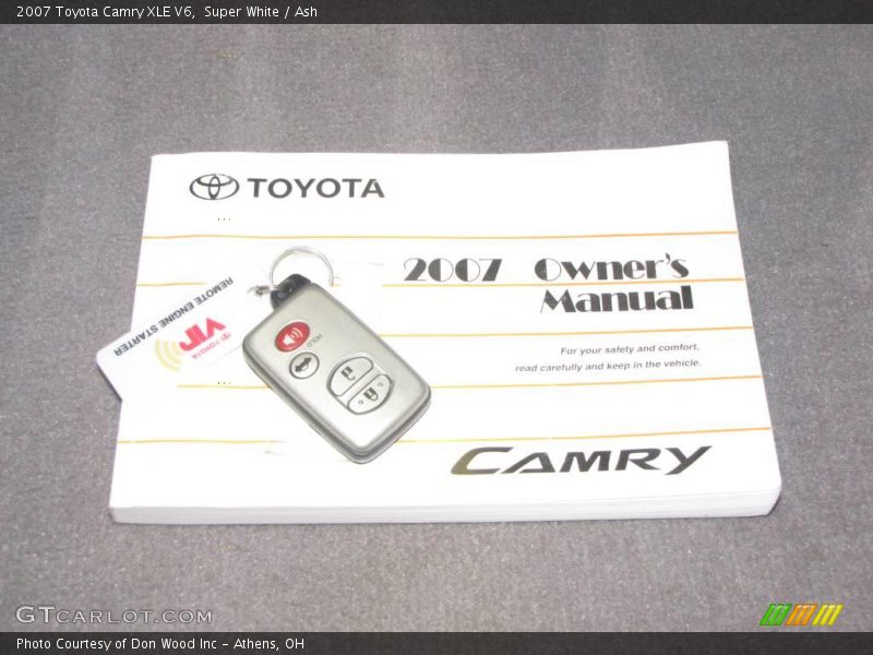 Super White / Ash 2007 Toyota Camry XLE V6