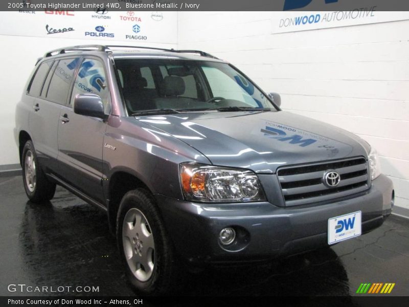 Bluestone Metallic / Ivory 2005 Toyota Highlander Limited 4WD