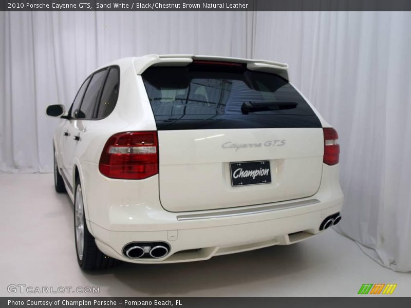 Sand White / Black/Chestnut Brown Natural Leather 2010 Porsche Cayenne GTS