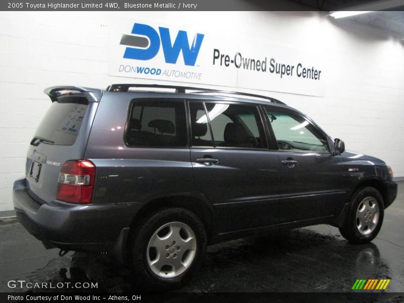 Bluestone Metallic / Ivory 2005 Toyota Highlander Limited 4WD
