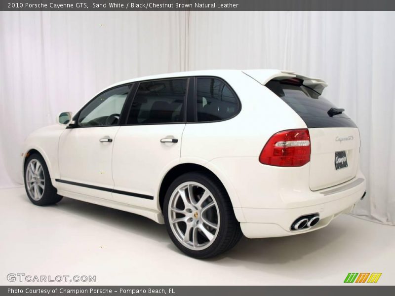 Sand White / Black/Chestnut Brown Natural Leather 2010 Porsche Cayenne GTS