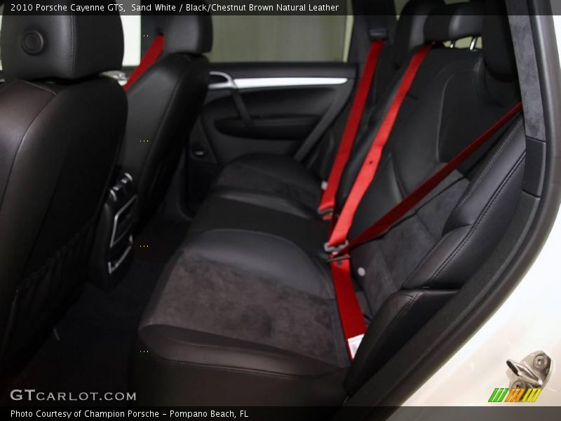 Sand White / Black/Chestnut Brown Natural Leather 2010 Porsche Cayenne GTS