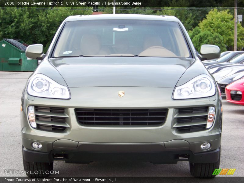 Olive Green Metallic / Havanna/Sand Beige 2008 Porsche Cayenne Tiptronic