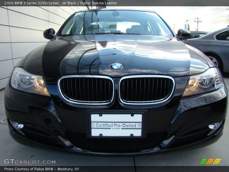 Jet Black / Oyster Dakota Leather 2009 BMW 3 Series 328xi Sedan