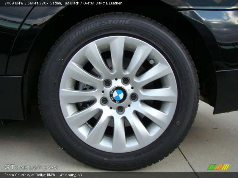 Jet Black / Oyster Dakota Leather 2009 BMW 3 Series 328xi Sedan